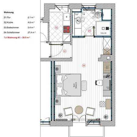 Отель Kleiner Rosengarten 4*